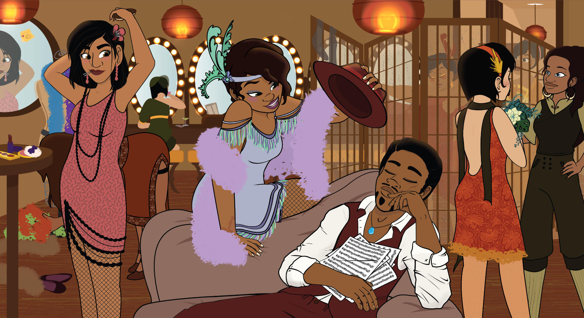 "You're snoring Qian"