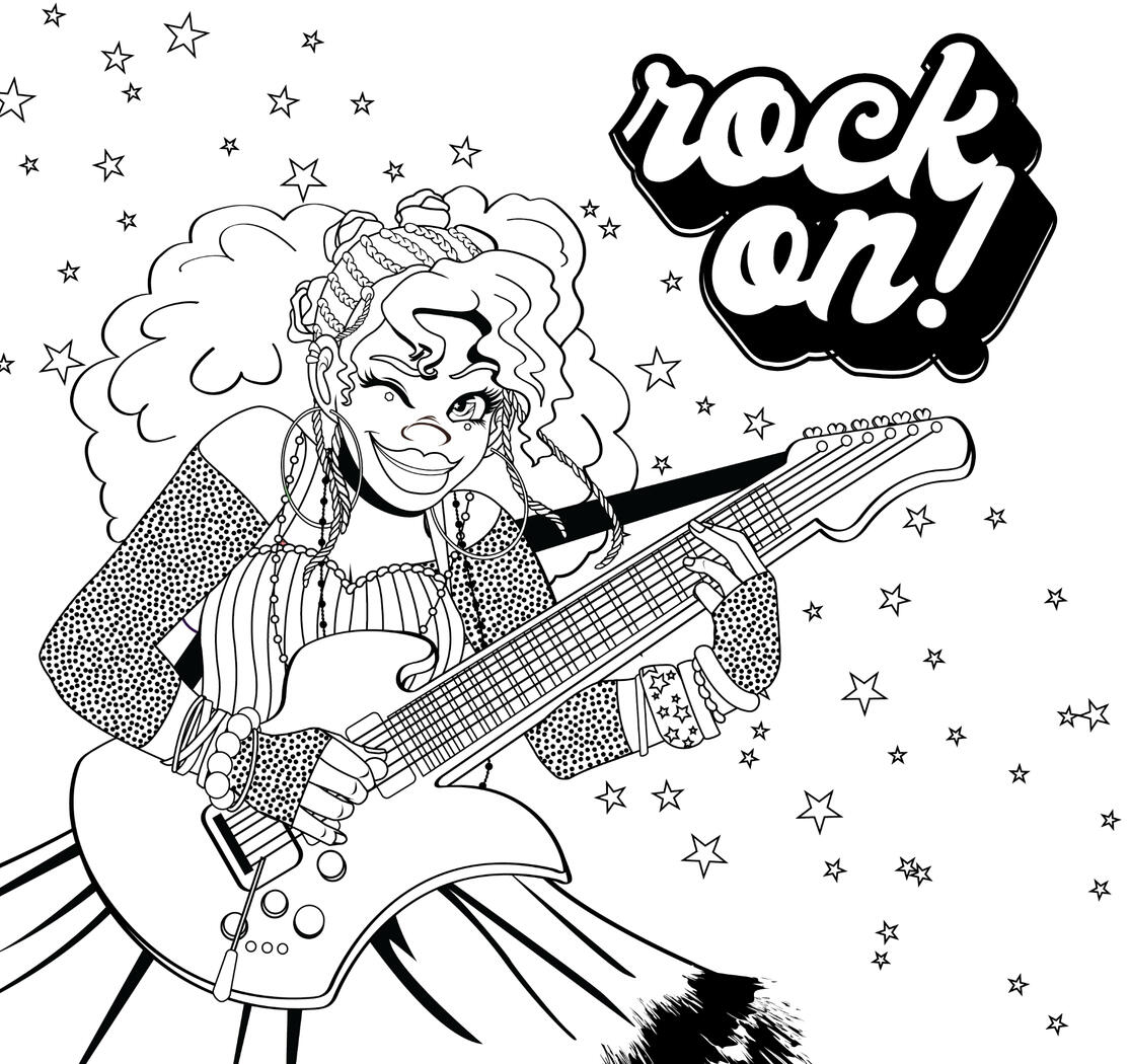 Jemzine Shana Coloring Page